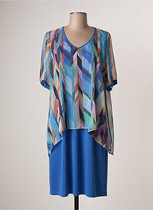 Rochie midi albastru FRANCE RIVOIRE femeie