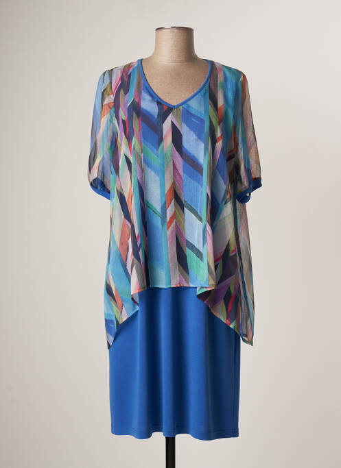 Rochie midi albastru FRANCE RIVOIRE femeie