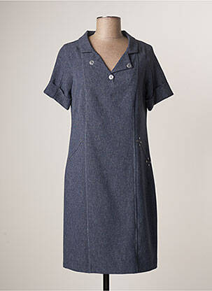 Rochie midi albastru FRANCE RIVOIRE femeie