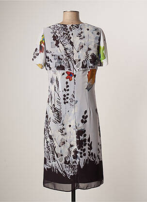 Rochie midi croială fluidă mâneci scurte negru FRANCE RIVOIRE femeie