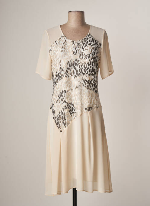 Rochie midi bej MERI & ESCA femeie