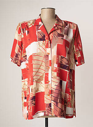 Cămașă mâneci scurte mâneci scurte roșu FRANCE RIVOIRE femme