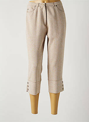 Pantalon trei sferturi bej FRANCE RIVOIRE femeie