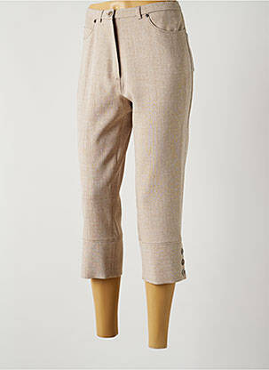 Pantalon trei sferturi bej FRANCE RIVOIRE femeie