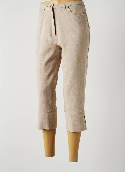 Pantalon trei sferturi bej FRANCE RIVOIRE femeie