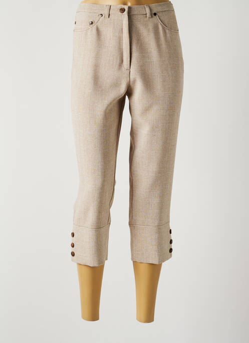 Pantalon trei sferturi bej FRANCE RIVOIRE femeie