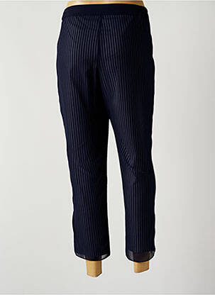 Pantalon 7/8 închidere cu fermoar sub clapetă cu nasturi mărime normală albastru MERI & ESCA femeie