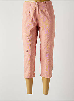 Pantalon trei sferturi roz MERI & ESCA femeie