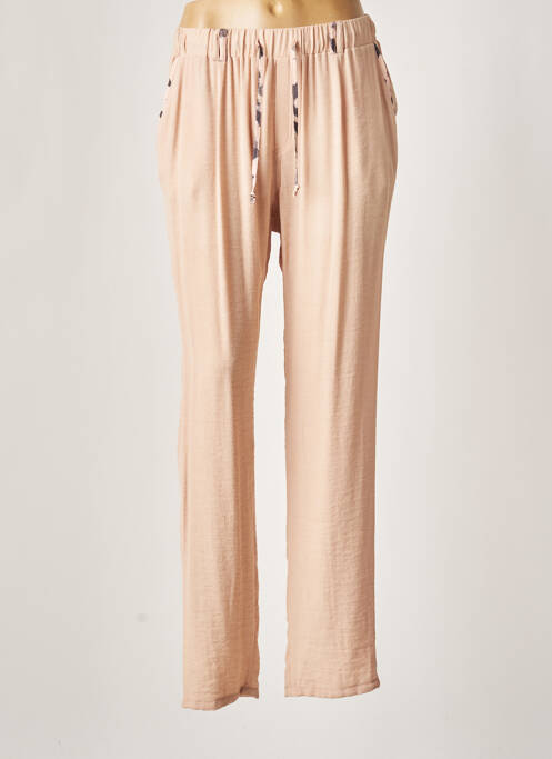 Pantalon drept roz MERI & ESCA femeie