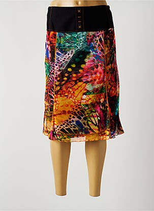 Fustă midi portocaliu FRANCE RIVOIRE femeie