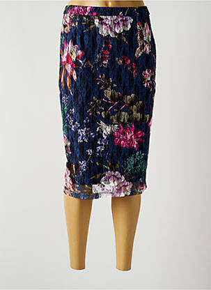 Fustă midi albastru FRANCE RIVOIRE femeie