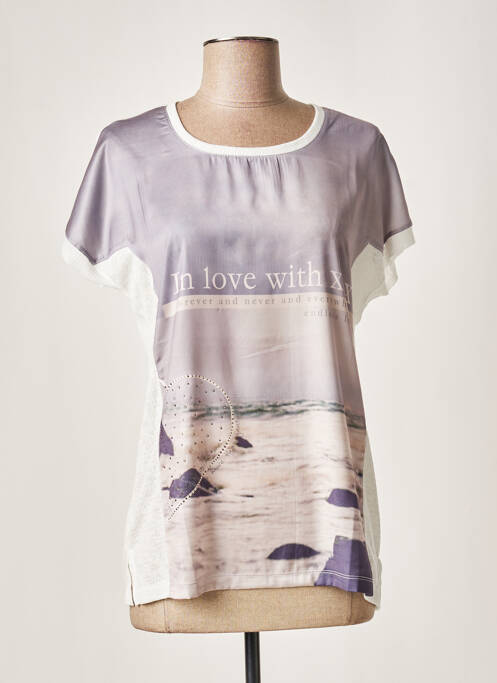 Tricou gri MERI & ESCA femeie