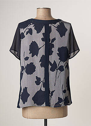 Top elasticitate mâneci scurte albastru MERI & ESCA femeie