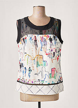 Top alb MERI & ESCA femeie