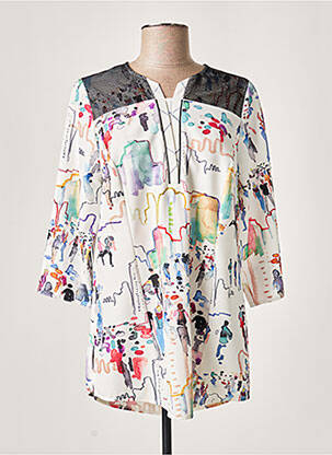 Tunică mâneci lungi alb MERI & ESCA femeie