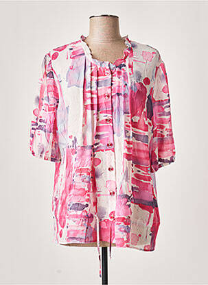 Tunică mâneci lungi roz GUY DUBOUIS femeie