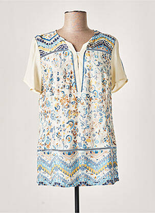 Tunică mâneci scurte bej MERI & ESCA femeie