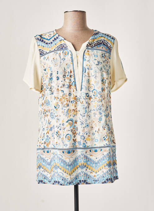 Tunică mâneci scurte bej MERI & ESCA femeie