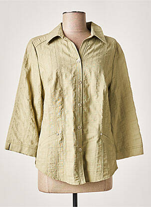 Jachete casual guler tip costum verde IMPULSION femeie