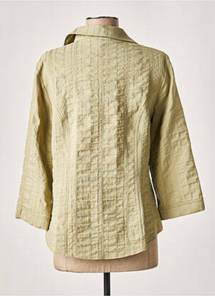 Jachete casual guler tip costum verde IMPULSION femeie