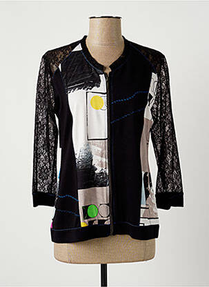 Top negru FRANCE RIVOIRE femeie