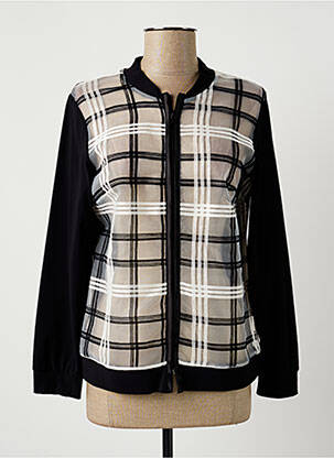 Jachete casual guler rotund negru MERI & ESCA femeie