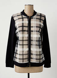 Jachete casual guler rotund negru MERI & ESCA femme