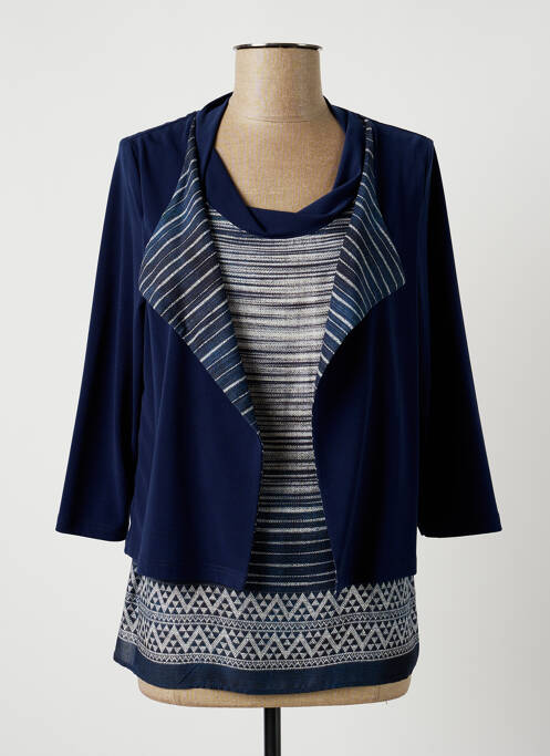 Top albastru FRANCE RIVOIRE femeie