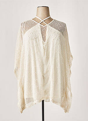 Tunică mâneci scurte bej MERI & ESCA femeie