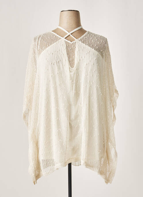 Tunică mâneci scurte bej MERI & ESCA femeie