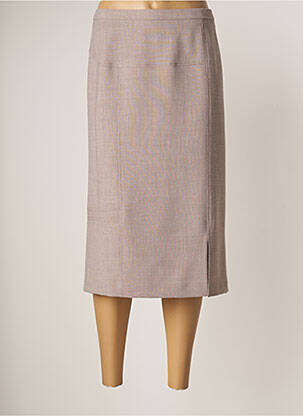 Fustă midi bej GUY DUBOUIS femeie