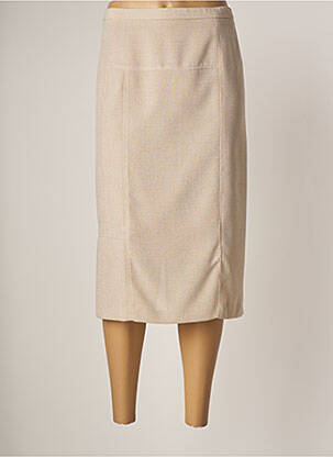 Fustă midi bej GUY DUBOUIS femeie