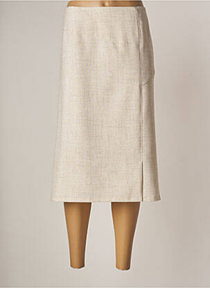 Fustă midi bej GUY DUBOUIS femeie
