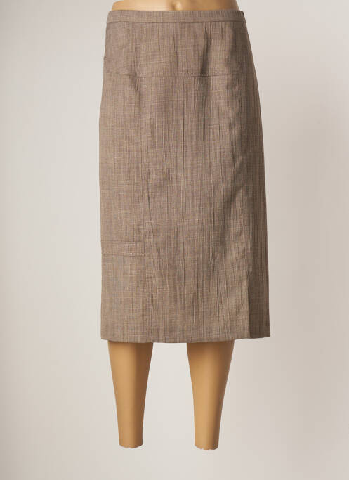Fustă midi maro GUY DUBOUIS femeie