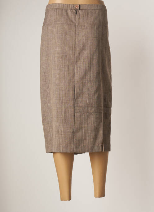 Fustă midi maro GUY DUBOUIS femeie