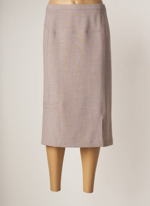 Fustă midi bej GUY DUBOUIS femeie