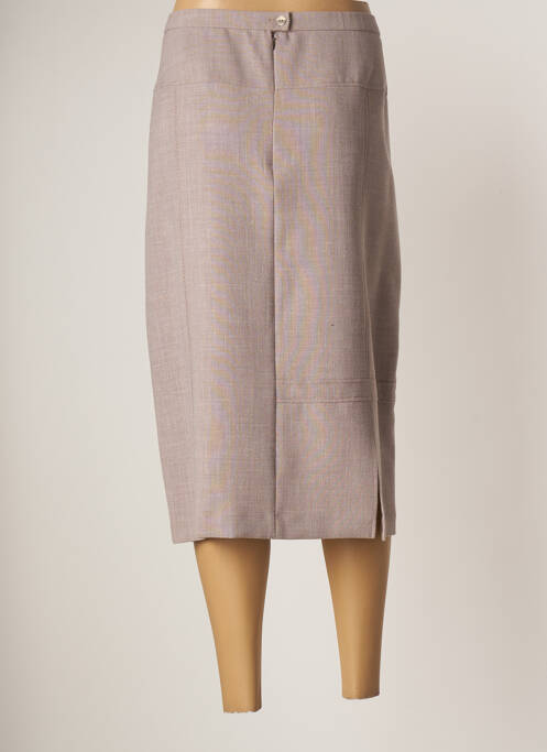 Fustă midi bej GUY DUBOUIS femeie