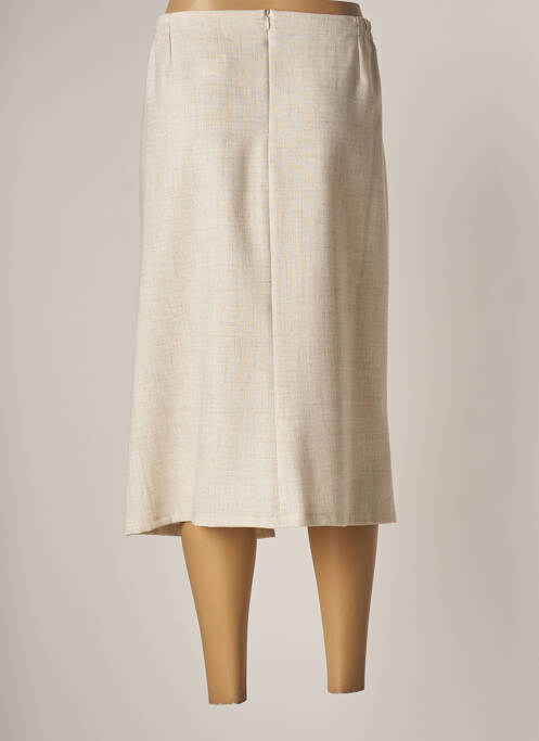 Fustă midi bej GUY DUBOUIS femeie