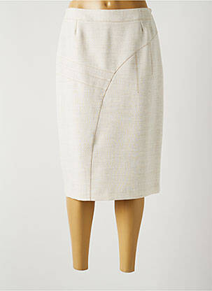 Fustă midi bej GUY DUBOUIS femeie