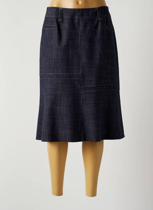 Fustă midi albastru GUY DUBOUIS femeie