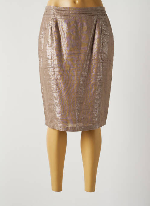 Fustă midi bej MERI & ESCA femeie