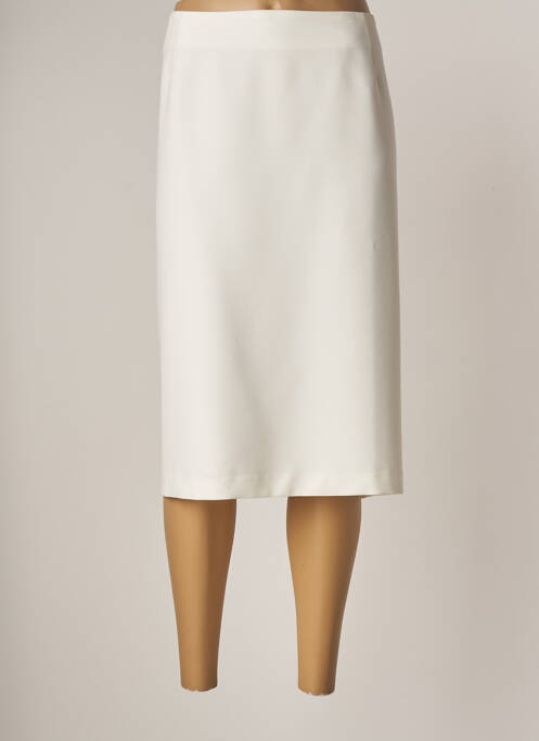 Fustă midi alb FRANCE RIVOIRE femeie