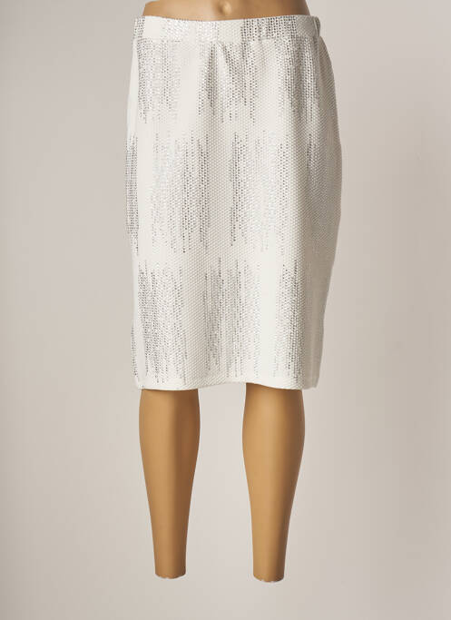 Fustă midi alb GUY DUBOUIS femeie