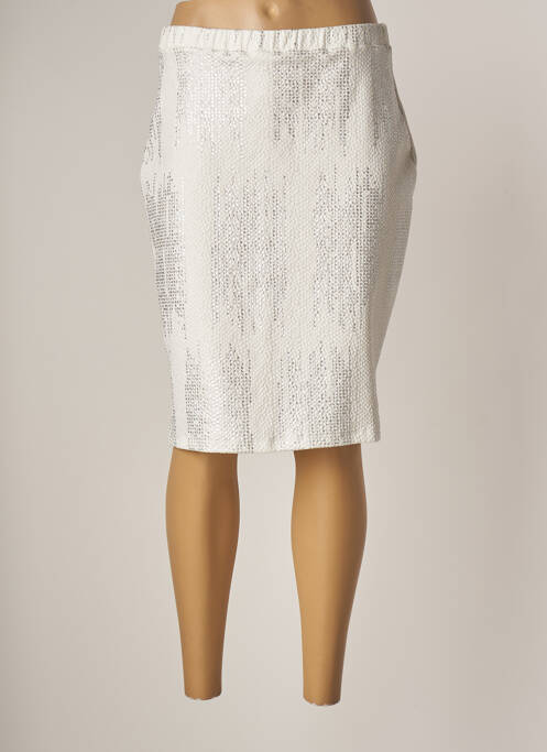 Fustă midi alb FRANCE RIVOIRE femeie