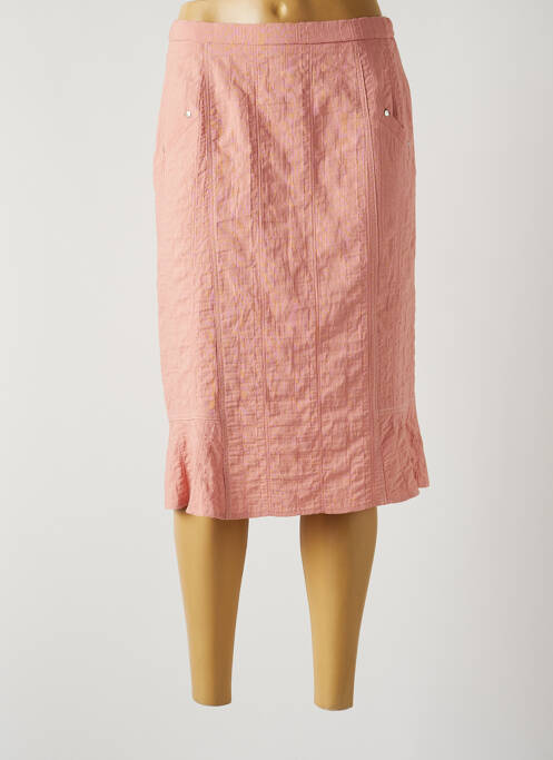 Fustă midi roz GUY DUBOUIS femeie