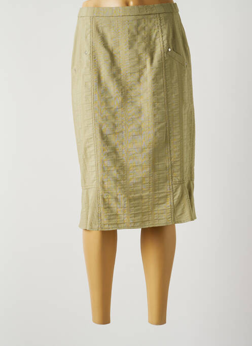 Fustă midi verde FRANCE RIVOIRE femeie
