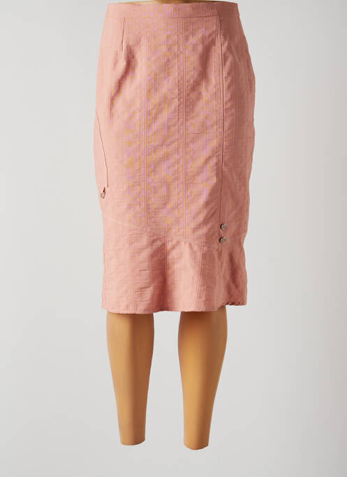 Fustă midi roz GUY DUBOUIS femeie