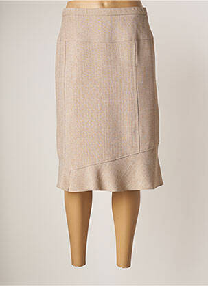 Fustă midi bej GUY DUBOUIS femeie
