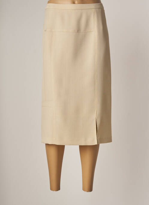 Fustă midi bej GUY DUBOUIS femeie