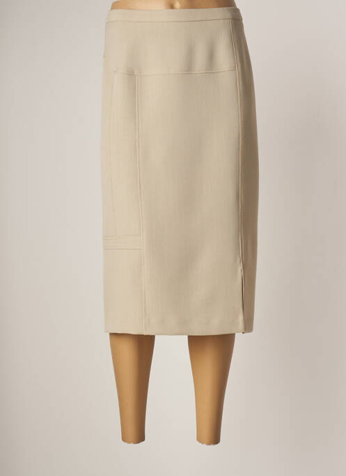 Fustă midi bej GUY DUBOUIS femeie